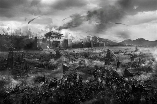 血战沙场生死瞬间