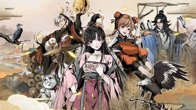 水墨风模拟经营RPG手游《踏马江湖》8月31日正式上线
