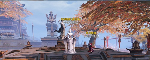 月神雕像